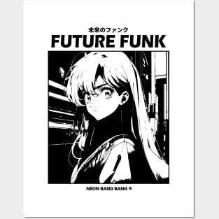 Future Funk Vaporwave Manga Aesthetic Posters and Art